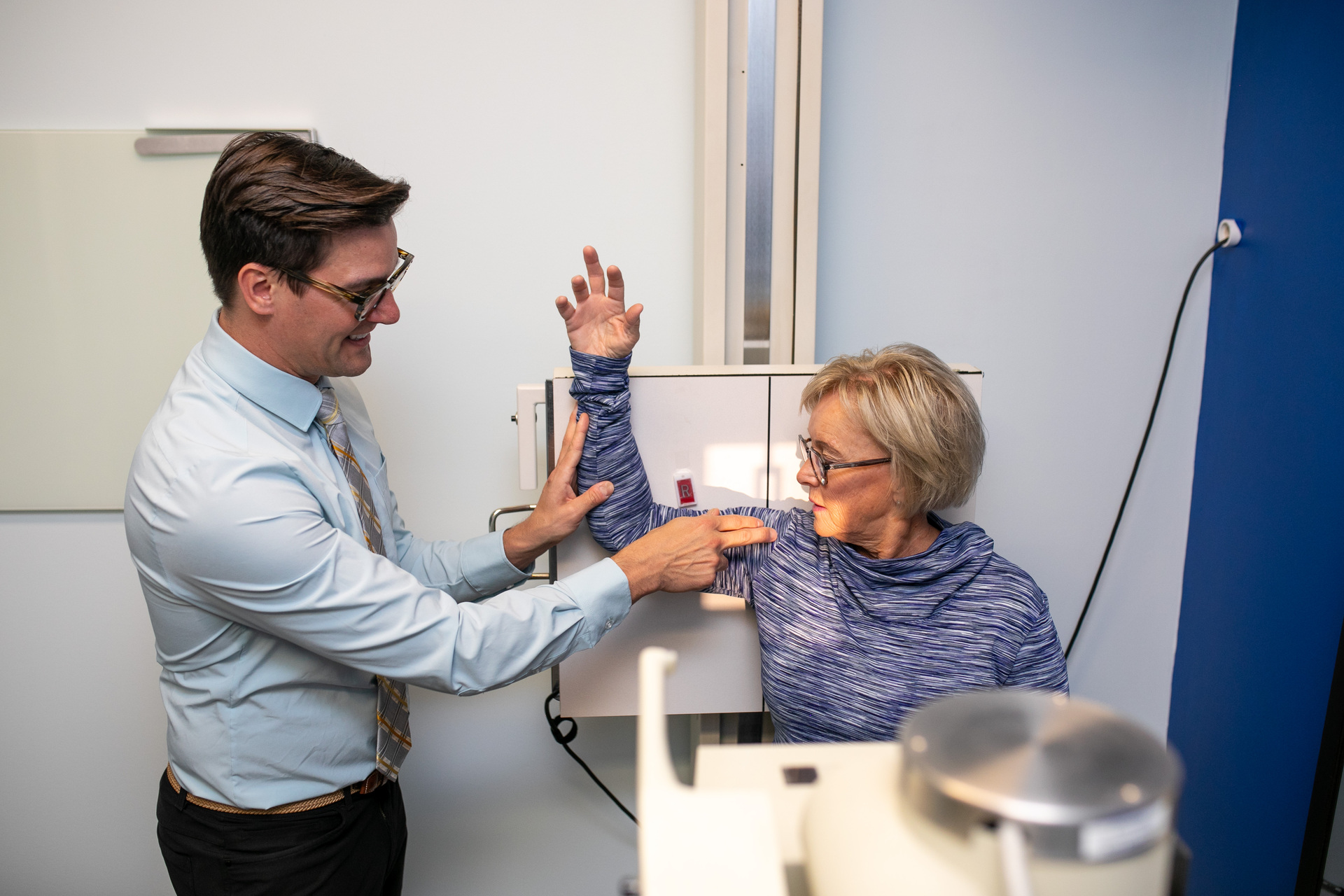 Chiropractic services banner with professional healthcare imagery