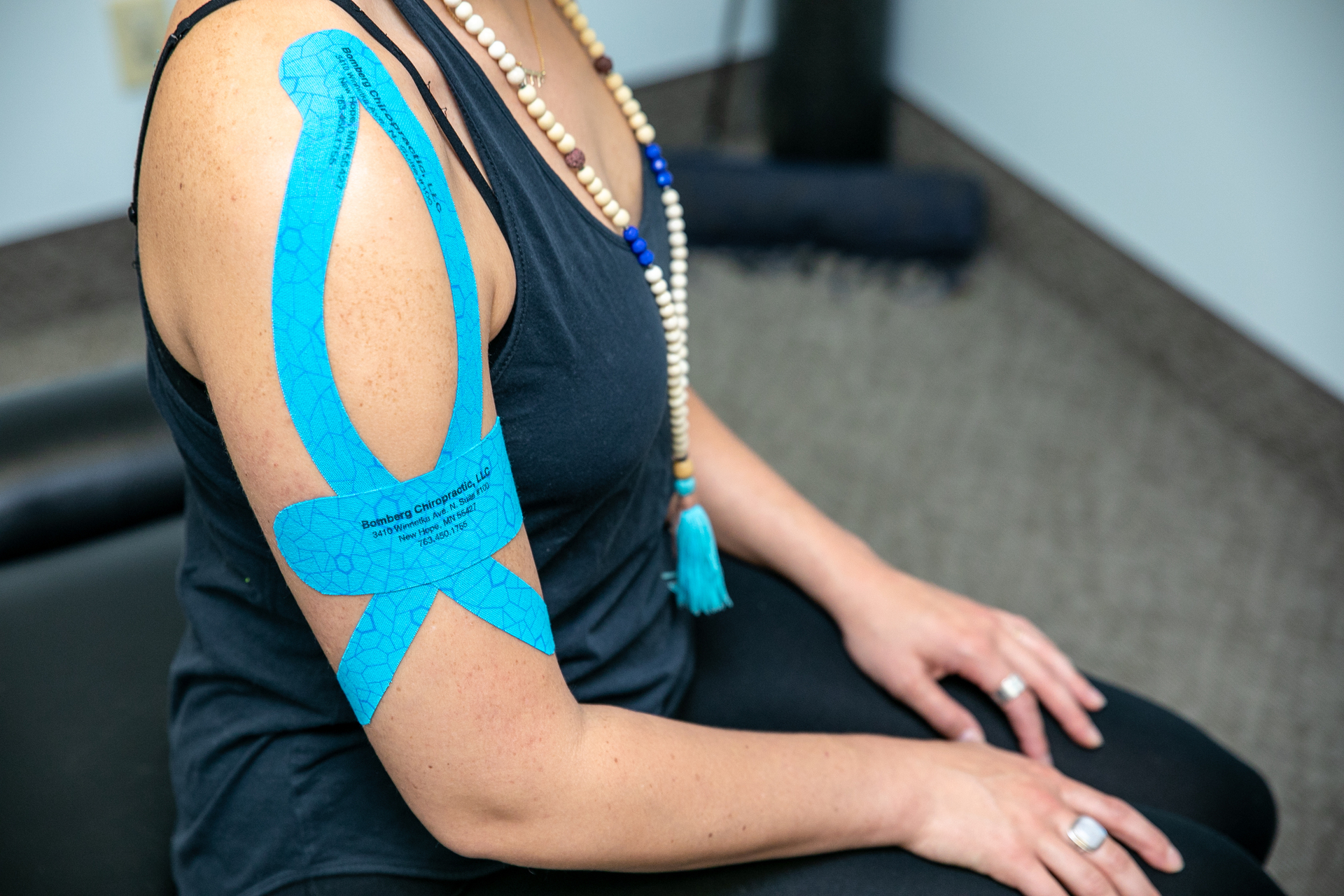 Chiropractic services banner with professional healthcare imagery