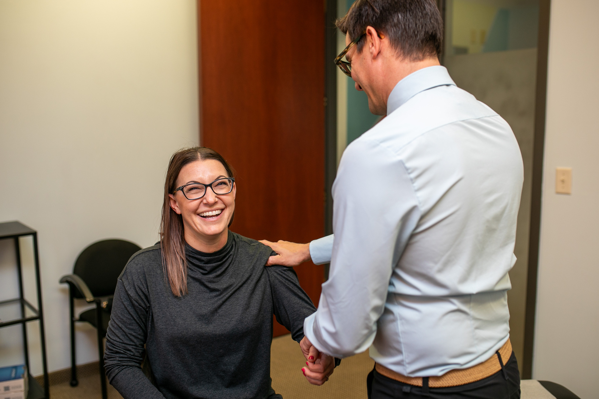 Chiropractic services banner with professional healthcare imagery