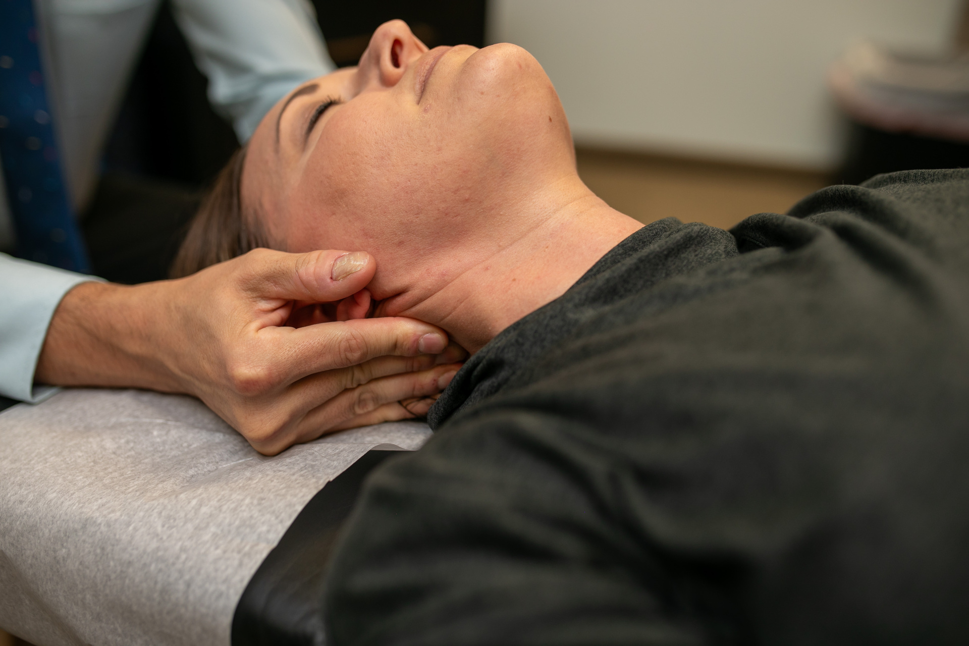 Chiropractic services banner with professional healthcare imagery